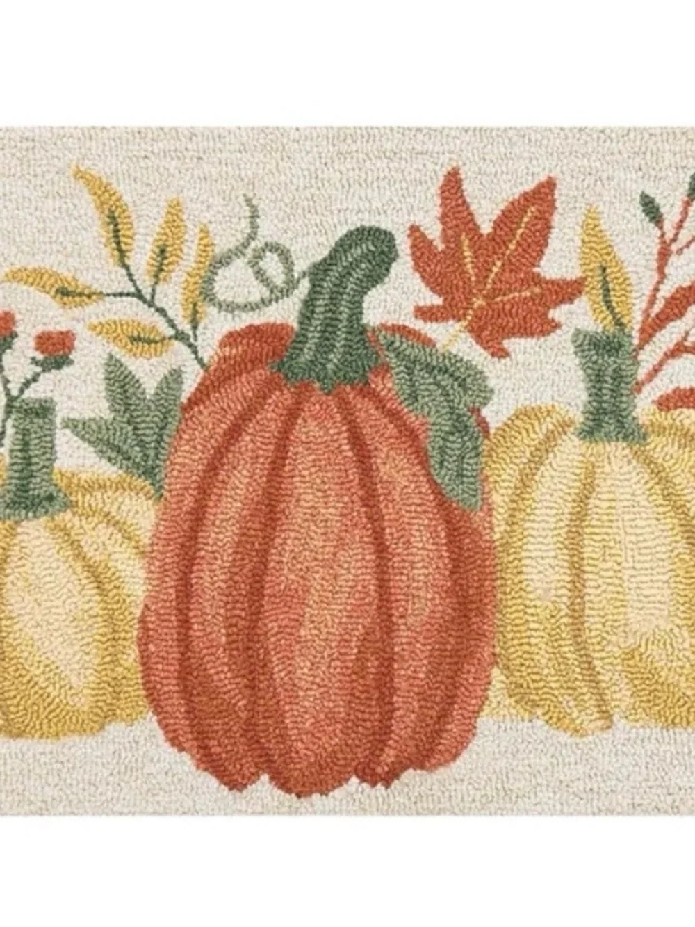 Kitchen mat, doormat, Pumpkin Trio Fall Harvest